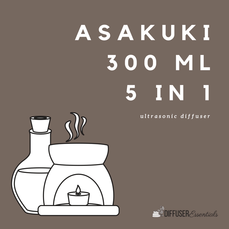 Asakuki 300 ml 5 in 1 Diffuser Humidifier